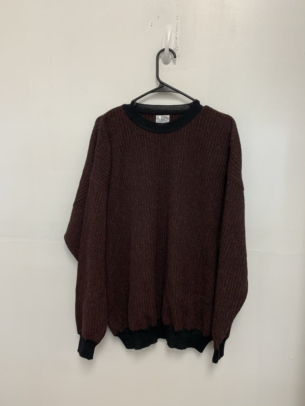 VTG Men’s Brooks Brothers 100% Alpaca Sweater Sz XL